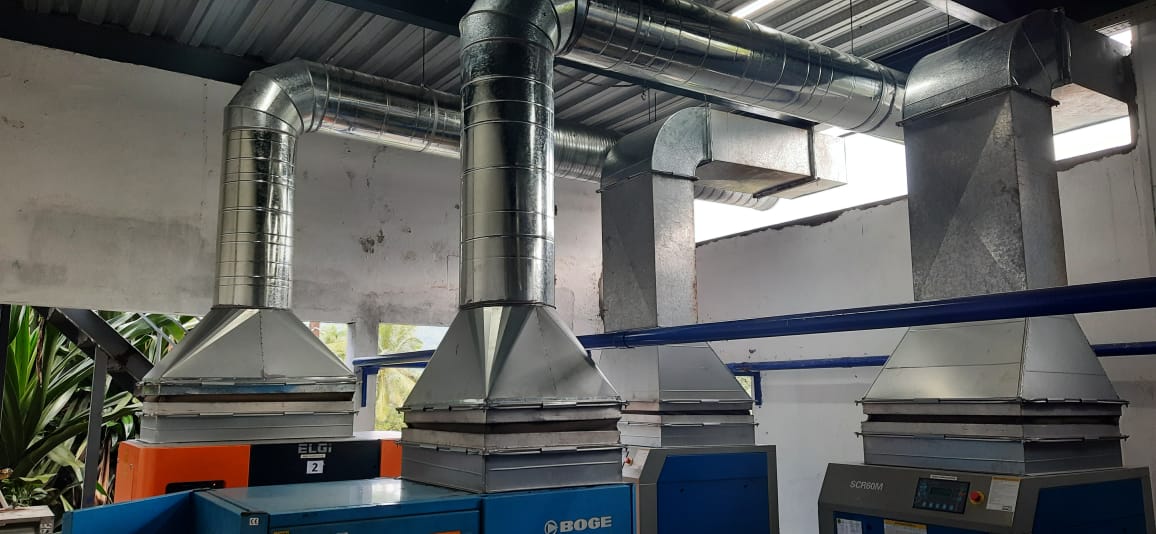 External duct installation